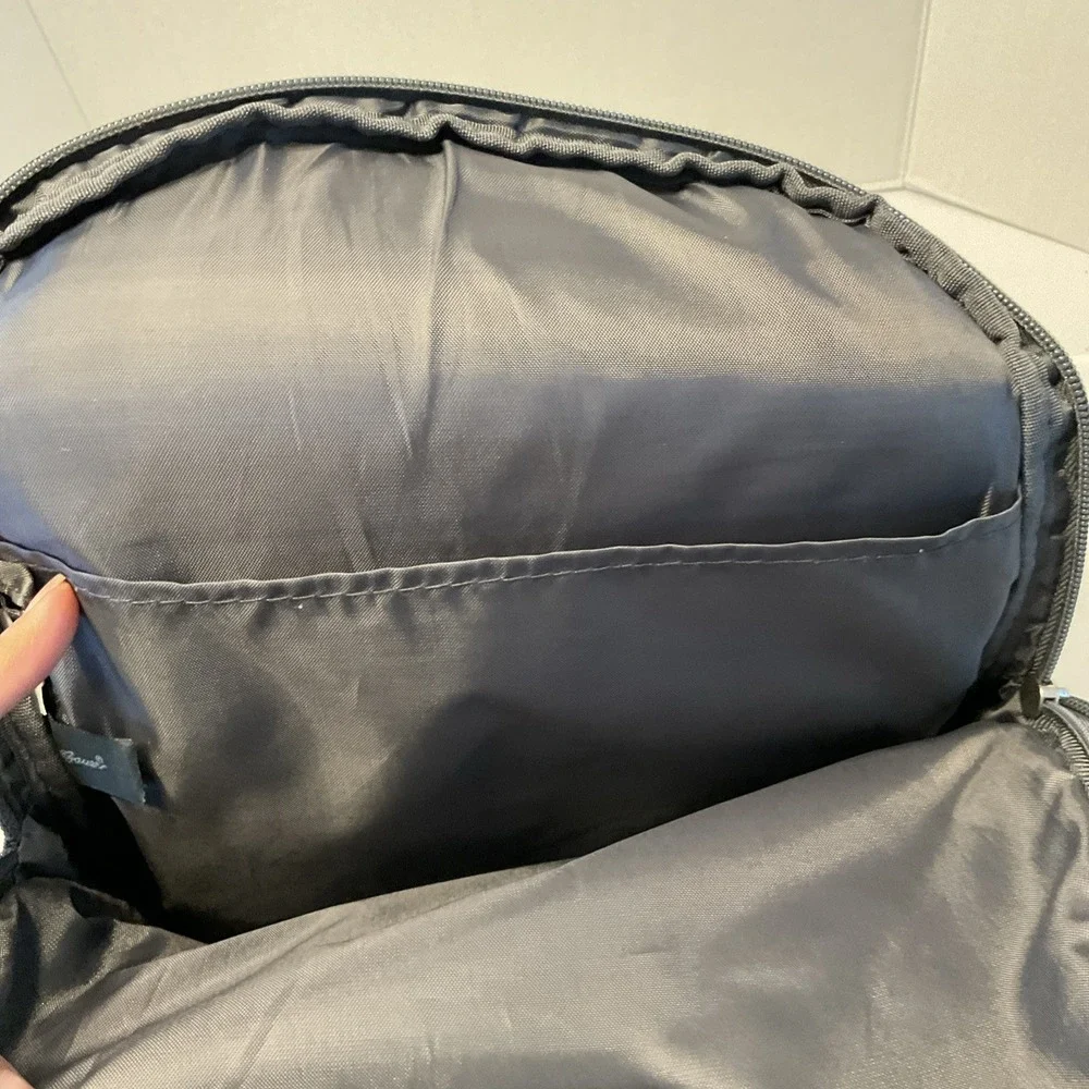 Eddie Bauer Bridgeport‎ Places & spaces Back Pack Diaper Bag - Gray with Tan